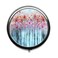 Abstract Hand Drawn Beautiful Flowers Cute Pill Box/Pill case-Round Pill Box/case- Three-Compartment Pill Box/Pill case