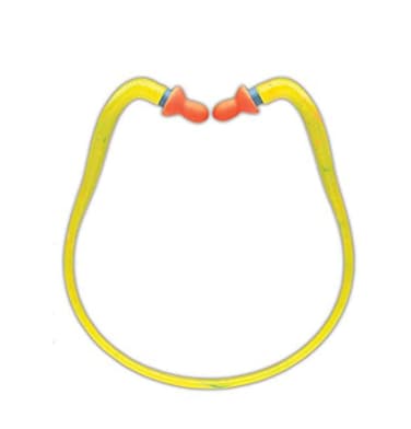 Howard Leight Quiet Band Inner-Aural Banded Earplugs, NRR 27, 10-Pairs (QB1HYG)
