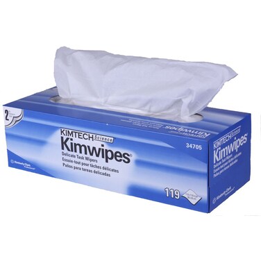 KIMTECH Science Kimwipes Delicate Task Wipers - 2-Ply, 119 Wipes/Box
