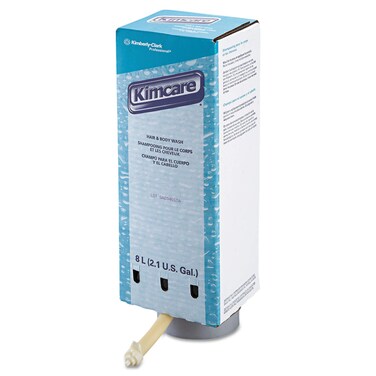 Scott Essential Hair &amp; Body Wash (91726), Protein-Enriched Golden Gel, Clean Rinsing, 8.0 L, 2 Packages / Case