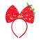 Christmas Big Red Bow Headbands Snow White Red Bowknot Headband Large Sia Bow Hair Band, Xmas Hair Bow Headdress Huge Bow Hair Hoops For Women Princess Giant Bowknot Head Bopper Headpieces Headwear