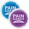 PAINCAKES Reusable, Sticks to Body, Round Cold Pack, Mini, 2 Count, Purple and Blue, Small Ice Packs, Perfect for Injuries, and Small Areas, Latex-Free Cold Compress