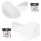 Tuli's Classic Gel Heel Cups and Heavy Duty Gel Heel Cups, Heel Cup Kit for Plantar Fasciitis, Sever's Disease, and Heel Pain Relief, Regular