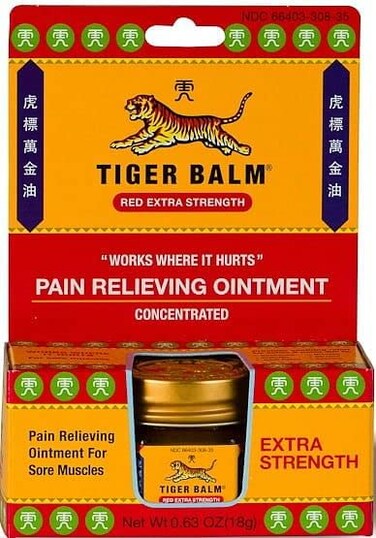Tiger Balm Red Extra Strength Ointment, 18 Gram - 6 per case.