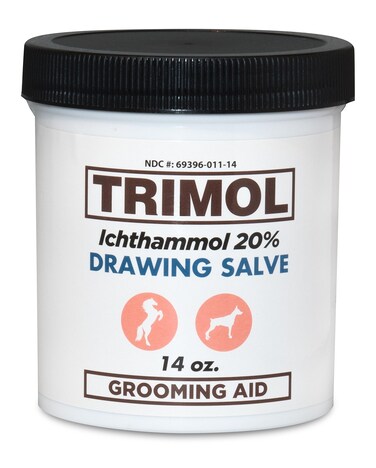 Ichthammol 20% Drawing Salve Grooming Aid, 14 oz, Soothing Skin Relief and Treatment of Eczema, Psoriasis