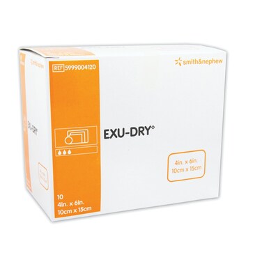 Exu-Dry Wound Dressing 4"X6" Full Absorbency - Model 5999004120