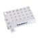 HealthSmart Weekly Pill Organizer 3 Times A day, Medicine Organizer for Morning, Noon, Evening, and Night, Travel Pill Organizer, With Storage Tray, Clear (Pack of 1)