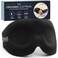 DMI Contoured Cloud Rejuvenation Sleep Mask   Zero Pressure   Game-Changing Comfort   3D Eye Masks for Sleep   Adjustable Strap, Breathable &amp; Soft, 100% Blackout Technology