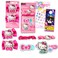 Hello Kitty Hair Accessories Set for Kids - Bundle with Hello Kitty Hair Scrunchie, Hair Bows, Stickers, and More   Hello Kitty Accessories for Girls