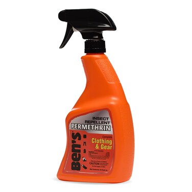 Ben's Clothing &amp; Gear Insect Repellent - Long-Lasting Insect Protection Spray for Clothes &amp; Gear - Contains Permethrin &amp; Lasts Up to 6 Weeks - 24 fl oz