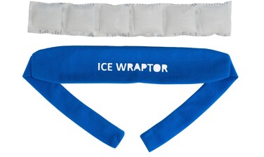 Ice Wraptor Bandana + Insert: Just Add Water. Keep Neck, Head, and Joints Cool. Portable Ice Therapy for Pain Relief.Adjustable Fit, Lightweight Comfortable- with 1 2.5"x15" Reusable Cryosheet Insert