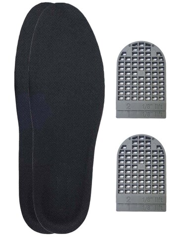 1/8 Inch(3mm) Full Length Insoles and Additional Lifts for Leg Length Discrepancies (2 Rights(Large))