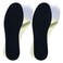 2 Pairs of Adhesive Insoles That Absorb Sweat and Always Stay in Place for Sockless Shoes (Small)