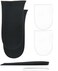 12mm(1/2 Inch) Limb Leg Length Discrepancies LLD Heel Inserts Insoles (2 Medium Lefts) Black