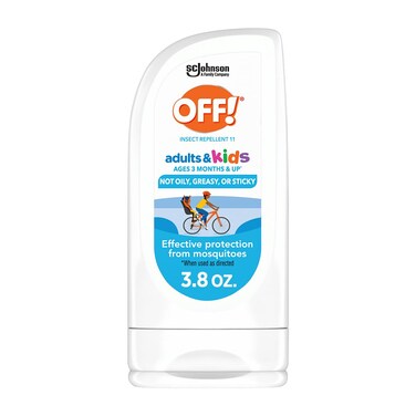 OFF! Insect Repellent Lotion for Adults &amp; Kids, Fragrance-Free Bug Repellent for Everyday Protection from Mosquitoes, 3.8 oz