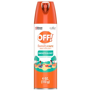 OFF! FamilyCare Insect &amp; Mosquito Repellent Aerosol, Smooth and Dry Formula Bug Spray, Provides up to 6 Hours of Protection, 4 oz