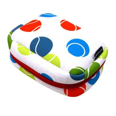 Passion for Tennis Collection 8.5"x5.5"x3.5" Neoprene Double-Sided Sport Essentials Bag