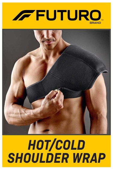 FUTURO Hot/Cold Shoulder Wrap, Helps Reduce Swelling, Aching Muscles and Stiff Joints