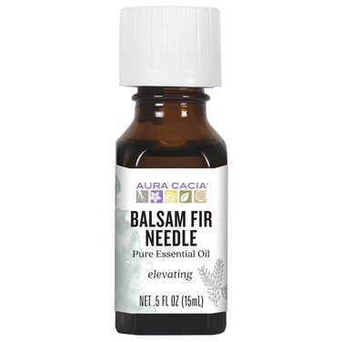 Aura Cacia Balsam Fir Needle Essential Oil   GC/MS Tested for Purity   15ml (0.5 fl. oz.)