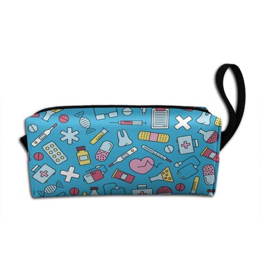 YISHOW Nurse Equipment Makeup Bag Adorable Travel Cosmetic Toiletry Organizer Case for Women