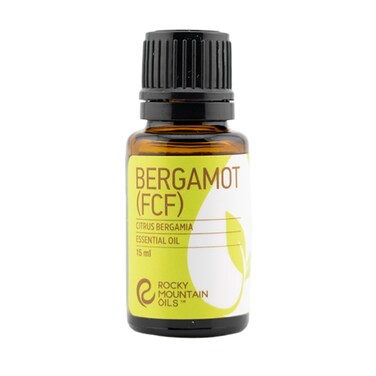 Rocky Mountain Oils Bergamot Essential Oil FCF - Aromatherapy Essential Oils for Diffusers, Topical Massage Oil for Massage Therapy and Skin Care, and Household - 15ml
