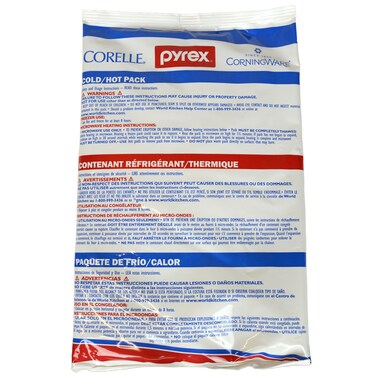 Pyrex Ice Pack - Large Cold/Hot Pack - Original Genuine Pyrex (2-Pack)