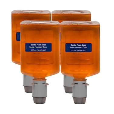 Georgia-Pacific Pacific Blue Ultra Manual Gentle Foam Hand Soap Refills by GP PRO (Georgia-Pacific),Pacific Citrus,43715,1200 mL Per Bottle,4 Bottles Per Case