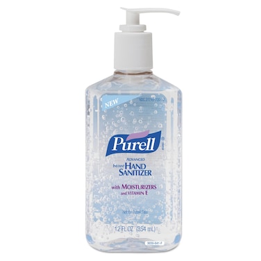 PURELL 365912EA Advanced Instant Hand Sanitizer, 12oz Pump Bottle