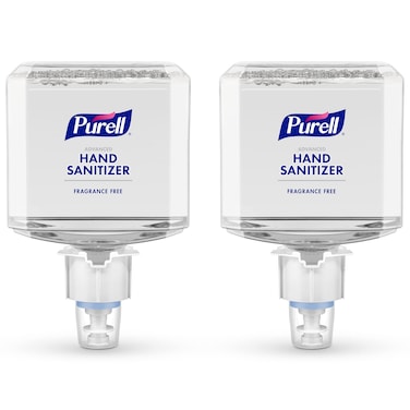 PURELL Advanced Hand Sanitizer Gentle &amp; Free Foam, Fragrance Free, 1200 mL Refill for PURELL ES4 Manual Hand Sanitizer Dispenser (Pack of 2) - 5051-02