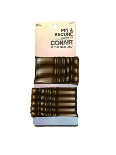 Conair 48 Piece Bobby Pins Extra Long Brown, 4 Oz
