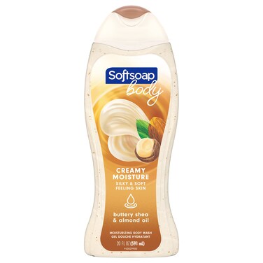 Softsoap Moisturizing Body Wash, Shea &amp; Almond Oil - 20 Fluid Ounce