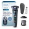 Philips Norelco Shaver Series 7000, Wet &amp; Dry Electric Shaver with SenseIQ Technology, Pop-up Trimmer, Charging Stand, Travel Case, UV Sanitizing Cube, Model S7889/91