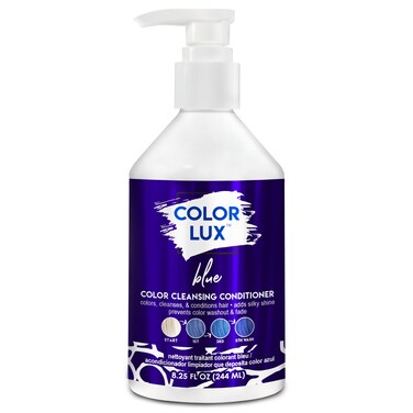 Color Cleansing Conditioner, Blue, 3-in-1 Color Depositing Formula, Vegan, Sulfate-Free, Paraben-Free, 8.25 oz