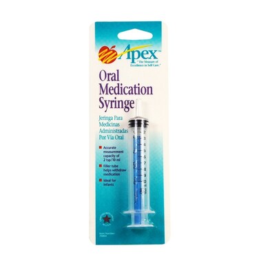 Apex - 70004 Oral Syringe with Filler Tube