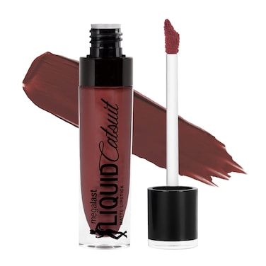 wet n wild Megalast Catsuit Matte Liquid Lipstick, Red Give Me Mocha   Lip Color Makeup   Moisturizing   Creamy   Smudge Proof