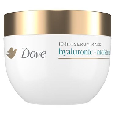 Dove 10-in-1 Hydrating Hair Mask Hyaluronic Moisture 9.2Fl Oz