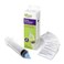 Ezy Dose Ear and Ear Wax Cleaner for Humans, Includes 10 Saline Packs, Syringe with Tri-Stream Tip, Safe and Antibacterial, BPA Free Ear Cleaning Solution
