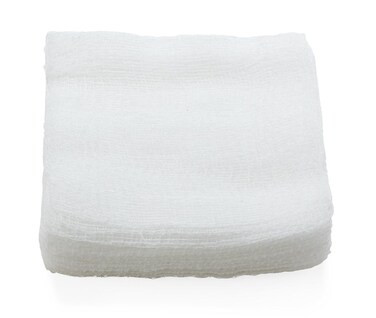 Medline Sterile 100% Cotton Woven Gauze Sponges, 4" x 4", 12-Ply, Ideal for Wound Dressing and General Cleaning, Pack of 10