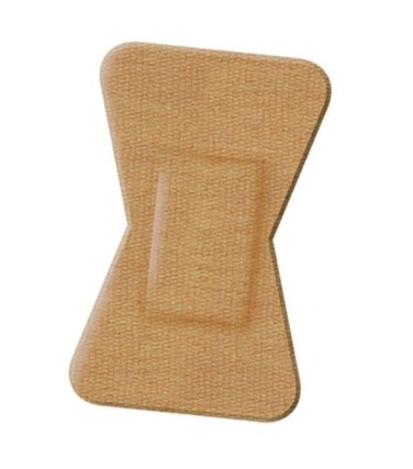 Medline Adhesive Bandage, Fabric, Fingertip, Large, Size, Pack of 100