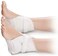 Medline Economy Heel Protectors with Hook-and-Loop Fasteners, Pressure Relief Cushions, 6 Pairs