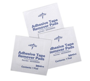 Medline Adhesive Remover Pad, Acetone-Free, 2-Ply