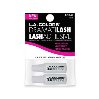 L.A. COLORS 2-Piece Travel Eyelash Adhesive, CBEL941