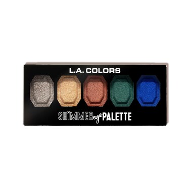 L.A. COLORS Shimmer Eye Palette, Be Bright CES698