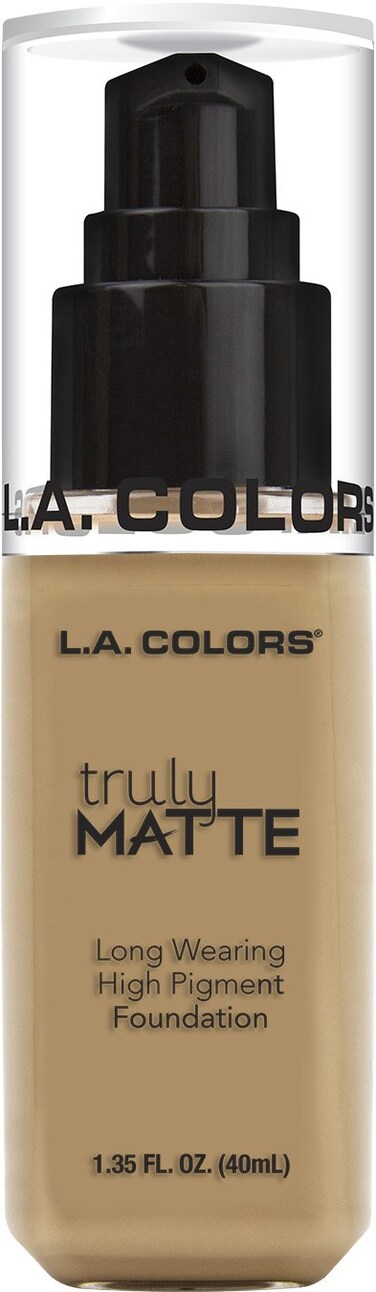 L.A. COLORS Truly Matte Foundation, Medium Beige CLM355