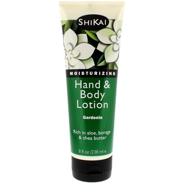 ShiKai - Gardenia Hand &amp; Body Lotion, Plant-Based, Perfect for Daily Use, Rich in Botanical Extracts, Makes Skin Softer &amp; More Hydrated, Mildly Formulated for Dry, Sensitive Skin, Thick Texture (8 oz)