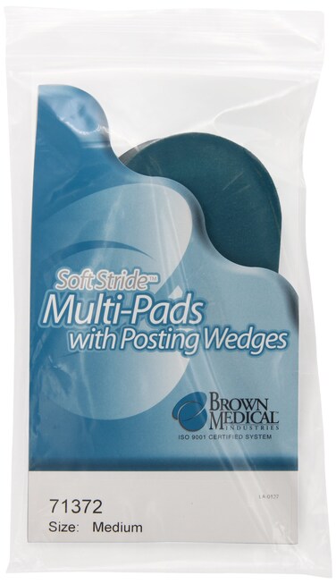 Soft Stride Insoles, Multipad for Plantar Fasciitis, Medium