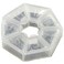 Chef Craft 21227 Select Plastic Jumbo Pill Organizer, 9" Length, Clear