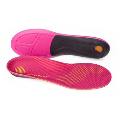 Superfeet Run Women's Support Insoles - Trim-to-Fit High Arch Support - Carbon Fiber Orthotic Shoe Inserts for Running Shoes - Professional Grade - 4.5-6 Women