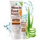 Miracle Foot Repair Cream (8 oz &amp; 1 oz) Repairs Dry Cracked Heels and Feet, 60% Pure UltraAloe Moisturizes, Softens, and Repairs