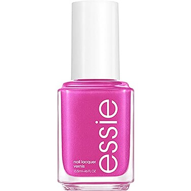Essie Salon-Quality Nail Polish, 8-Free Vegan, Warm Magenta Pink, Sleepover Squad, 0.46 fl oz